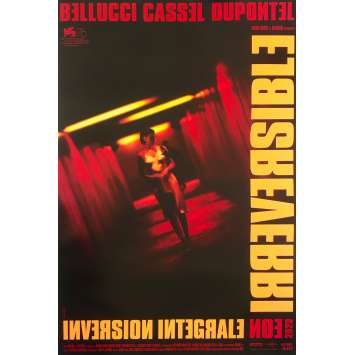 IRREVERSIBLE Original Movie Poster - 15x21 in. - R2020 - Gaspard Noe, Monica Bellucci