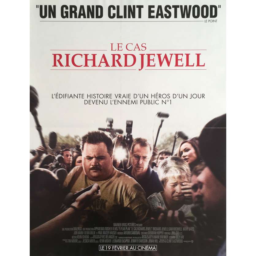 RICHARD JEWELL Original Movie Poster - 15x21 in. - 2019 - Clint Eastwood, Sam Rockwell