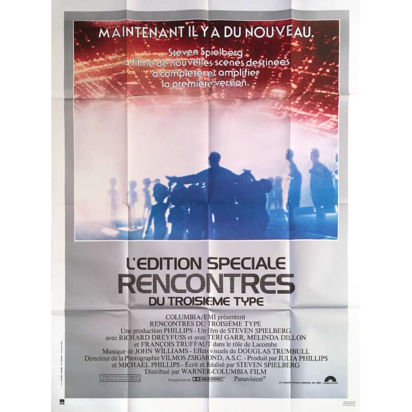 CLOSE ENCOUNTERS OF THE THIRD KIND Movie Poster - 47x63 in. - R1980 - Steven Spielberg, Special edition