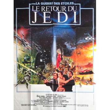 STAR WARS - LE RETOUR DU JEDI Affiche de film - 120x160 cm. - 1983 - Harrison Ford, Richard Marquand STAR WARS - LE RETOUR DU JEDI Affiche de film - 120x160 cm. - 1983 - Harrison Ford, Richard Marquand