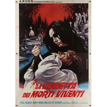 VENGEANCE OF THE ZOMBIES Original Movie Poster - 55x70 in. - 1973 - León Klimovsky, Paul Naschy VENGEANCE OF THE ZOMBIES Original Movie Poster - 55x70 in. - 1973 - León Klimovsky, Paul Naschy