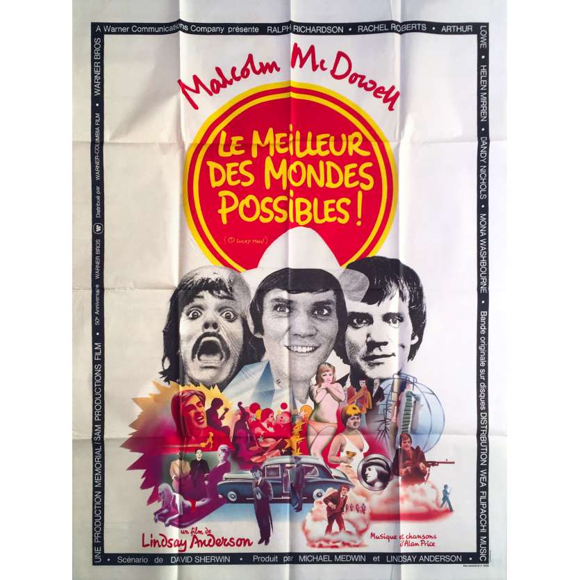 O LUCKY MAN! Original Movie Poster - 47x63 in. - 1973 - Lindsay Anderson, Malcom McDowell