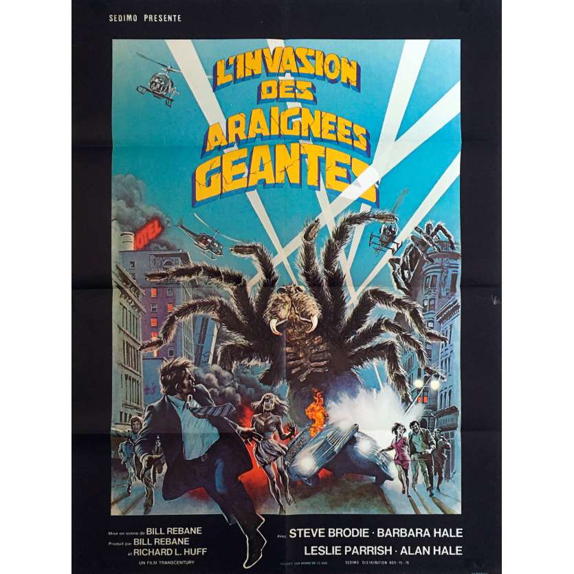 L'INVASION DES ARAIGNEES GEANTES Affiche de film - 60x80 cm. - 1975 - Steve Brodie, Bill Rebane