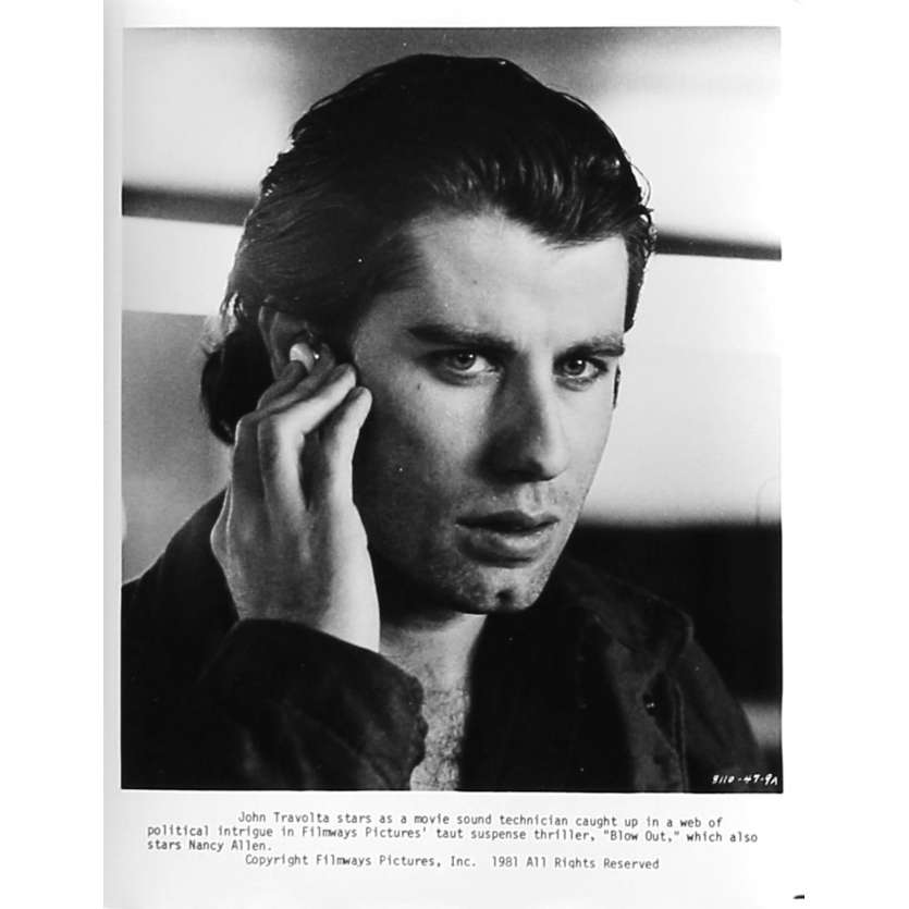 BLOW OUT Photo de presse 47-0A - 20x25 cm. - 1981 - John Travolta, Brian de Palma