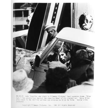BLOW OUT Photo de presse 24-25 - 20x25 cm. - 1981 - John Travolta, Brian de Palma