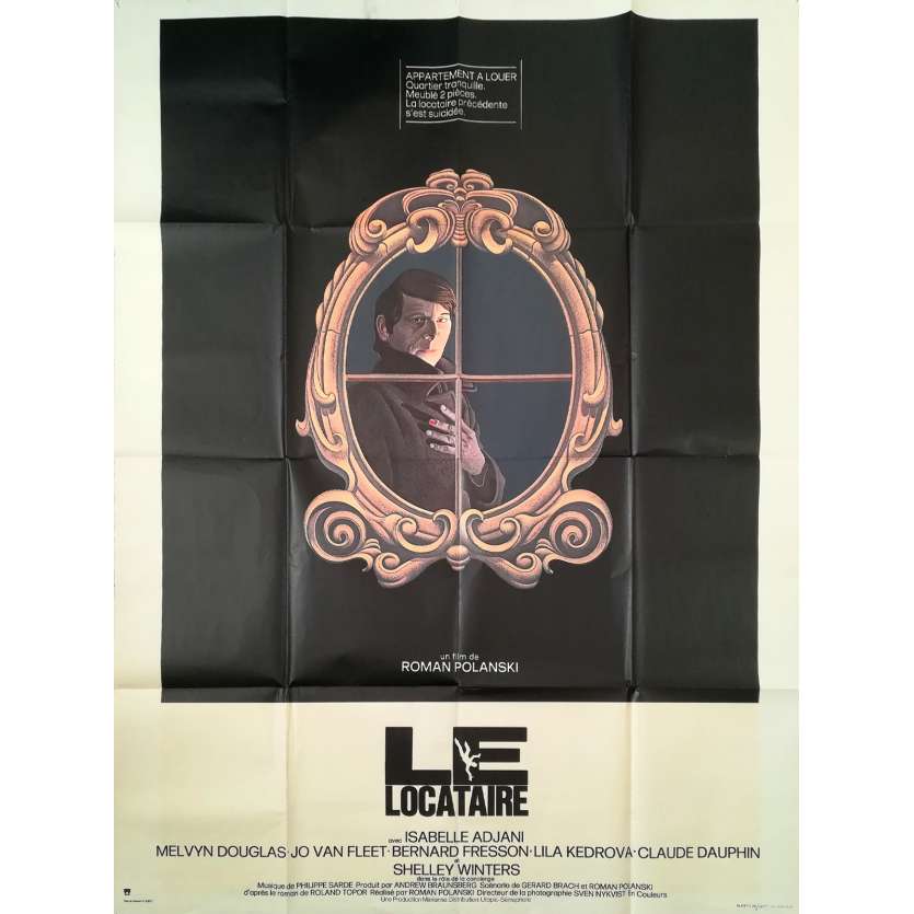 LE LOCATAIRE Affiche de film  - 120x160 cm. - 1976 - Isabelle Ajjani, Roman Polanski