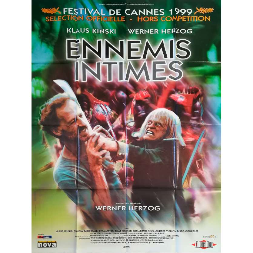 ENNEMIS INTIMES Affiche de film - 120x160 cm. - 1999 - Klaus Kinski, Werner Herzog