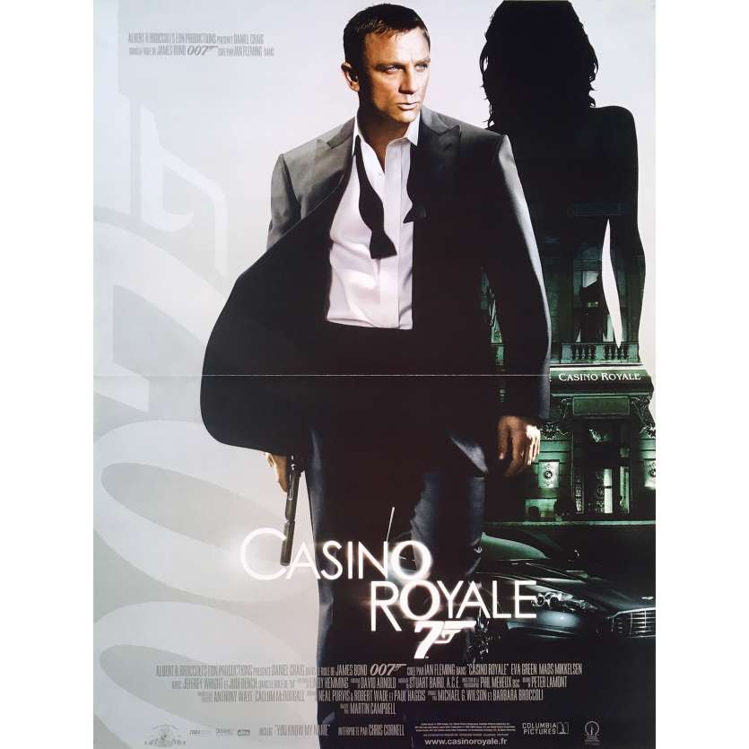 CASINO ROYALE Affiche de film française - 40x60 cm. - 2006 - Daniel Craig, Martin Campbell