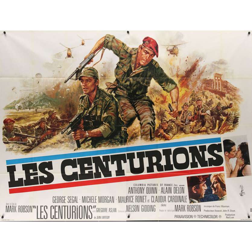 LOST COMMAND Original Movie Poster  - 94x63 in. - 1966 - Mark Robson, Anthony Quinn, Alain Delon