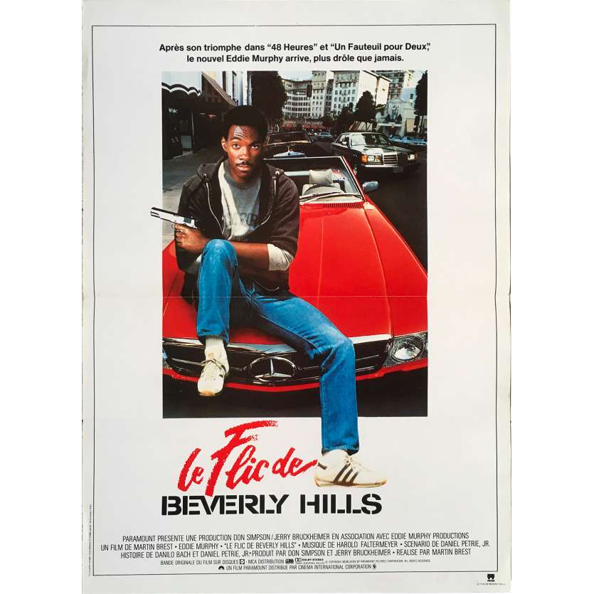 BEVERLY HILLS COP Original Movie Poster  - 15x21 in. - 1984 - Martin Brest, Eddy Murphy