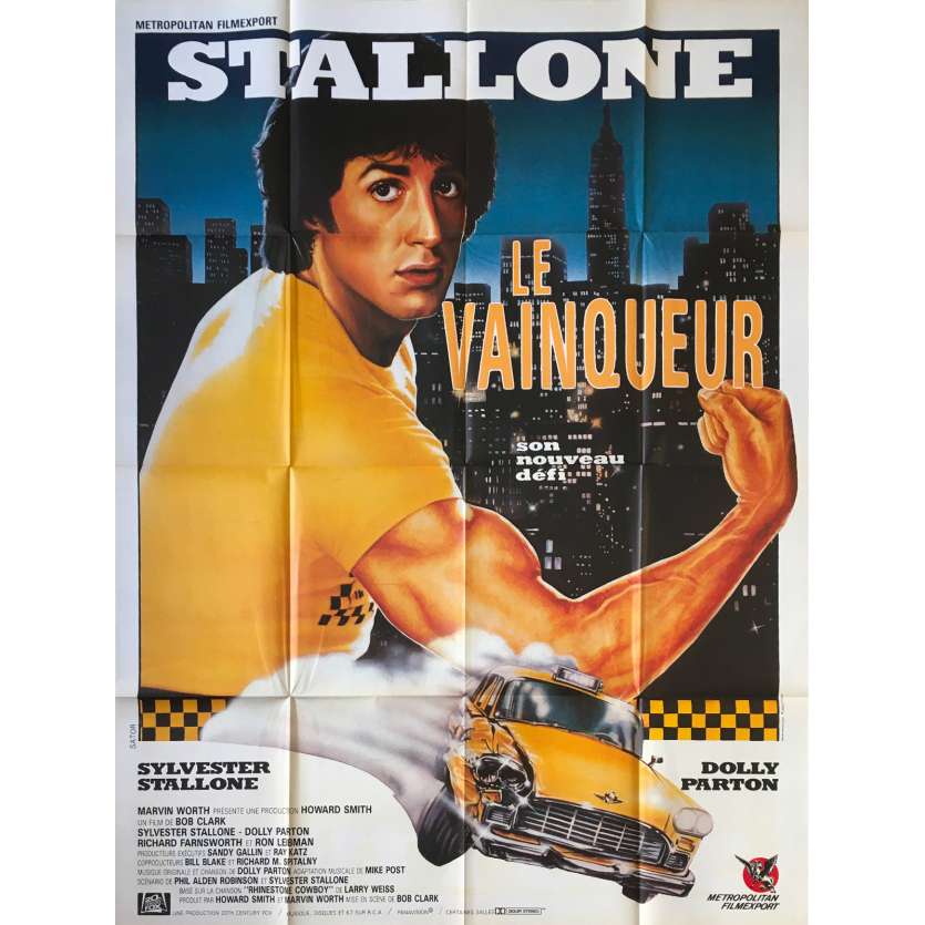 RHINESTONE Original Movie Poster  - 47x63 in. - 1984 - Bob Clark, Sylvester Stallone