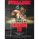 RAMBO 3 Affiche de film française  - 120x160 cm. - 1988 - Richard Crenna, Sylvester Stallone