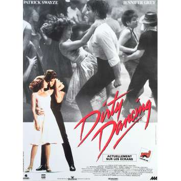 DIRTY DANCING Affiche de film française - 40x60 cm. - R2000 - Patrick Swayze, Emile Ardolino