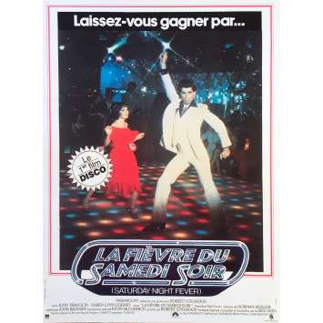 LA FIEVRE DU SAMEDI SOIR Affiche de film française - 40x60 cm. - R1990 - John Travolta, John Badham
