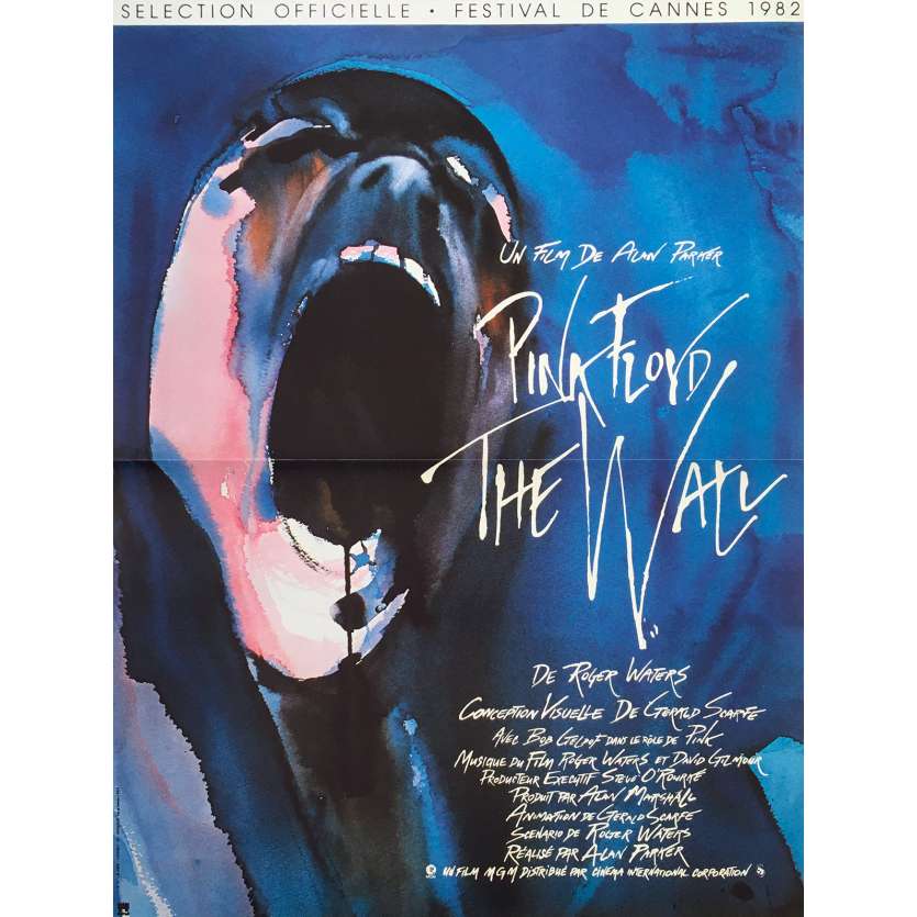 PINK FLOYD THE WALL Affiche de film française - 40x60 cm. - R1990 - Bob Geldof, Alan Parker