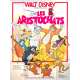 LES ARISTOCHATS Affiche de film - 120x160 cm. - R1970 - Phil Harris, Walt Disney