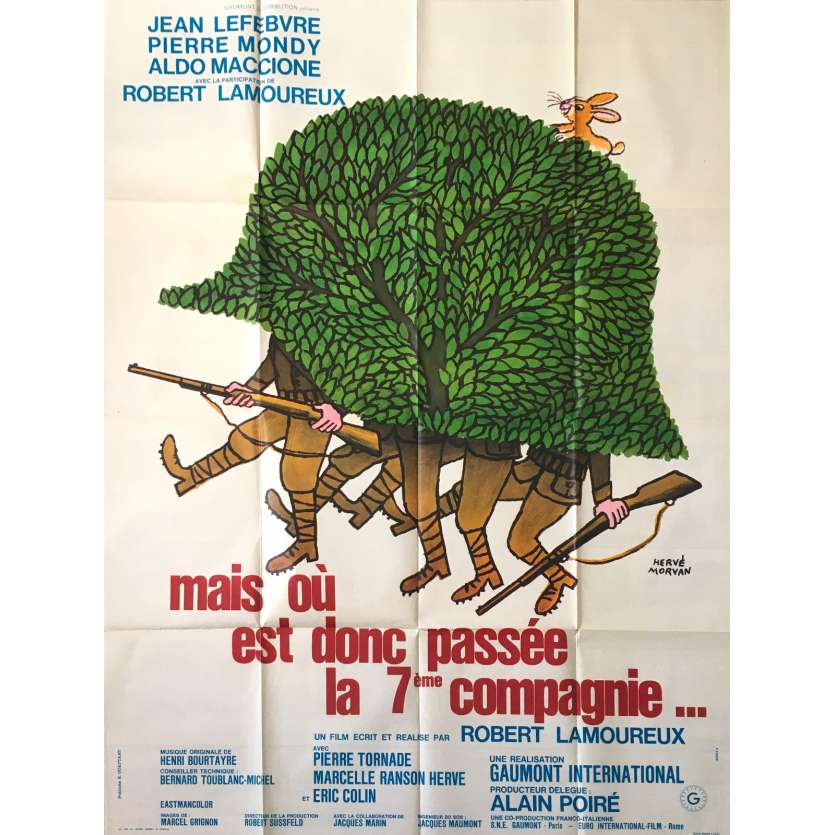 NOW WHERE DID THE SEVENTH COMPANY GET TO? Original Movie Poster - 47x63 in. - 1975