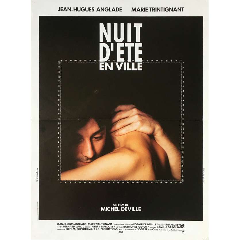 ONE SUMMER NIGHT IN TOWN Original Movie Poster - 15x21 in. - 1990 - Michel Deville, Jean-Hugues Anglade, Marie Trintignant