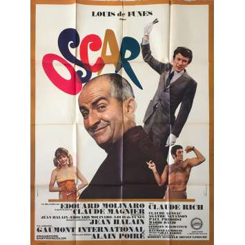 OSCAR Affiche de film - 120x160 cm. - 1967 - Louis de Funès, Edouard Molinaro OSCAR Affiche de film - 120x160 cm. - 1967 - Louis de Funès, Edouard Molinaro