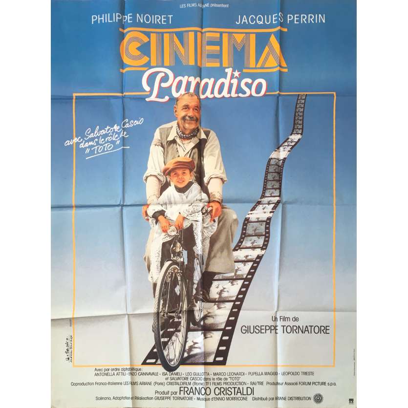 Affiche de cinéma française de CINEMA PARADISO 120x160 cm.
