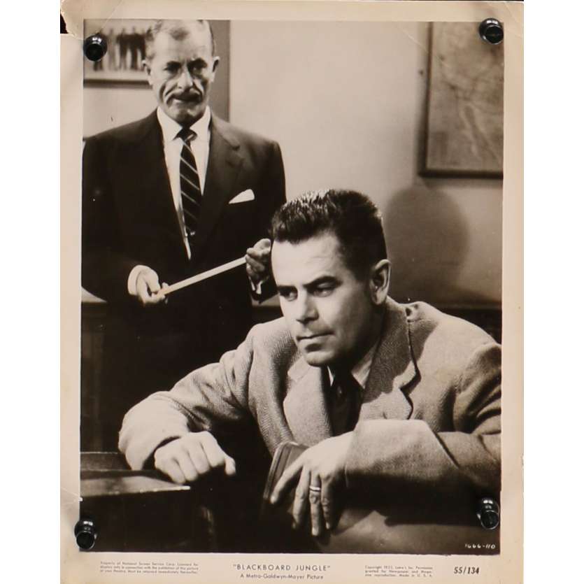 GRAINE DE VIOLENCE Photo de presse 1666-110 - 20x25 cm. - 1955 - Glenn Ford, Richard Brooks