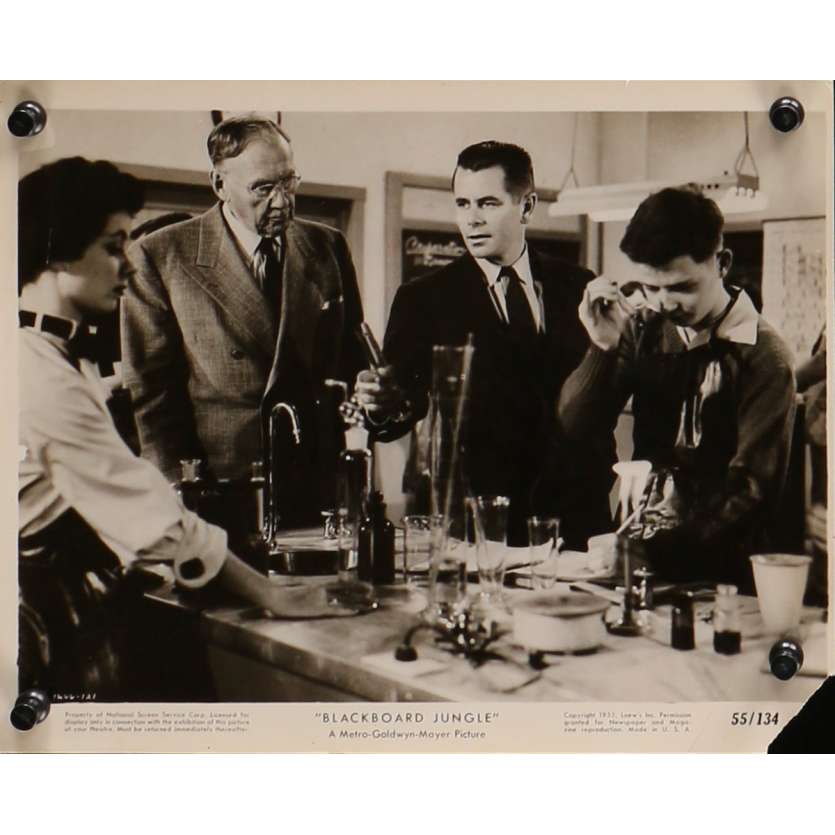 GRAINE DE VIOLENCE Photo de presse 1666-121 - 20x25 cm. - 1955 - Glenn Ford, Richard Brooks