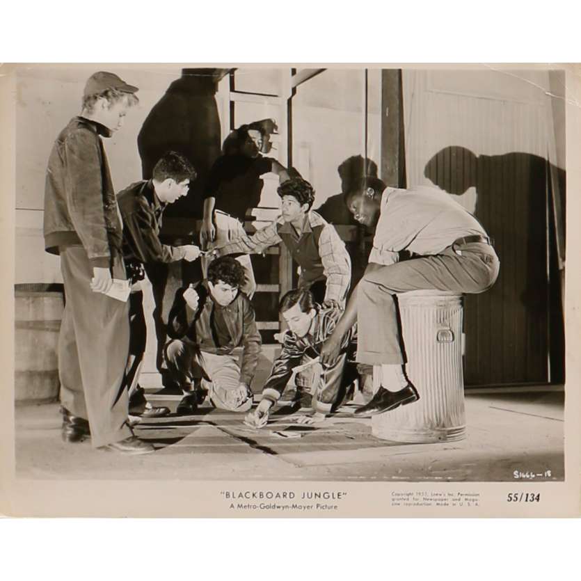 GRAINE DE VIOLENCE Photo de presse 1666-18 - 20x25 cm. - 1955 - Glenn Ford, Richard Brooks