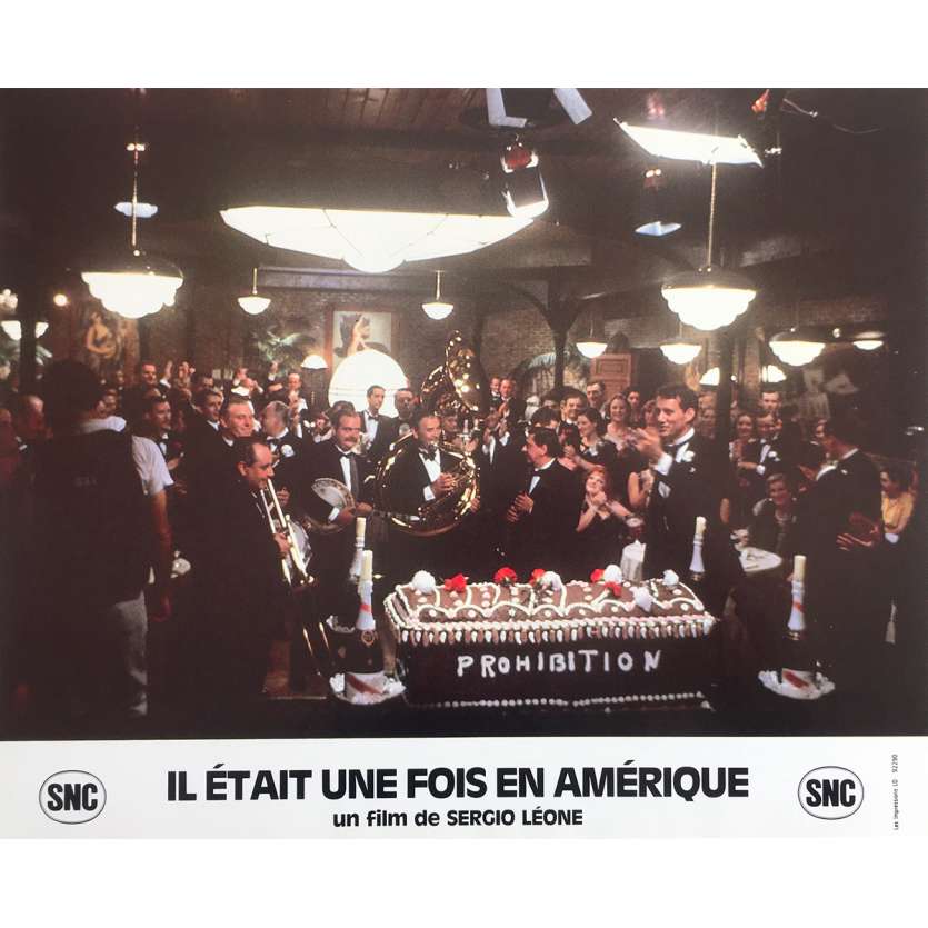 ONCE UPON A TIME IN AMERICA Original Lobby Card N8 - 10x12 in. - 1984 - Sergio Leone, Robert de Niro
