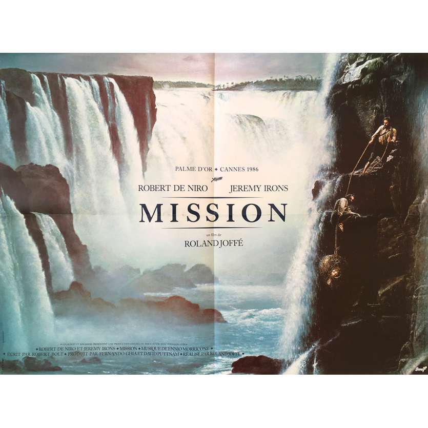 MISSION Affiche de film  - 60x80 cm. - 1986 - Robert de Niro, Roland Joffé