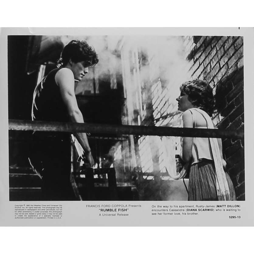 RUMBLE FISH Original Movie Still 5295-13 - 8x10 in. - 1983 - Francis Ford Coppola, Matt Dillon