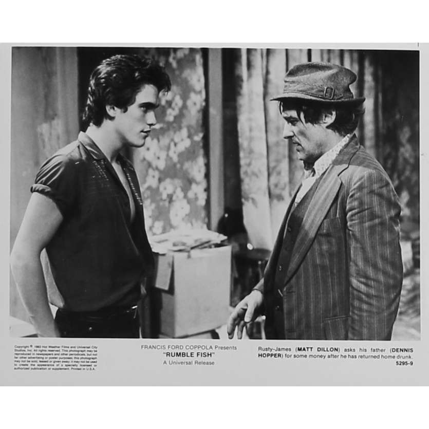 RUMBLE FISH Original Movie Still 5295-9 - 8x10 in. - 1983 - Francis Ford Coppola, Matt Dillon