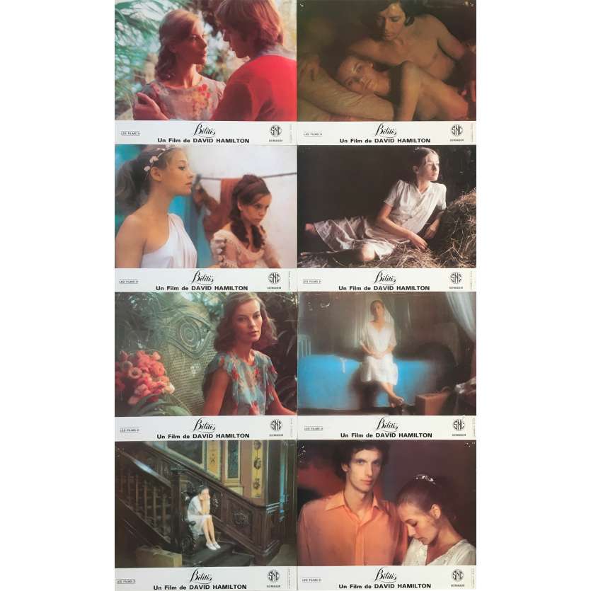 BILITIS Original Lobby Cards x8 - 10x12 in. - 1977 - David Hamilton, Bernard Giraudeau