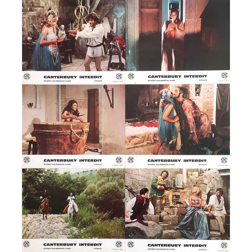 LE MILLE E UNA NOTTE ALL'ITALIANA Original Lobby Cards x16 - 9x12 in. - 1972 - Carlo Infascelli, Malisa Longo