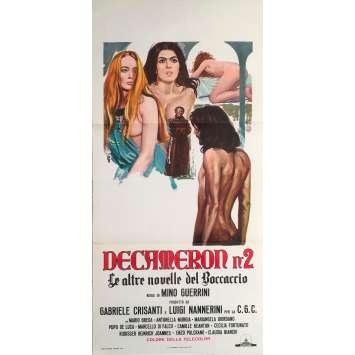 DECAMERON 2 Original Movie Poster 0 - 13x28 in. - 1972 - Mino Guerrini, Enzo Pulcrano