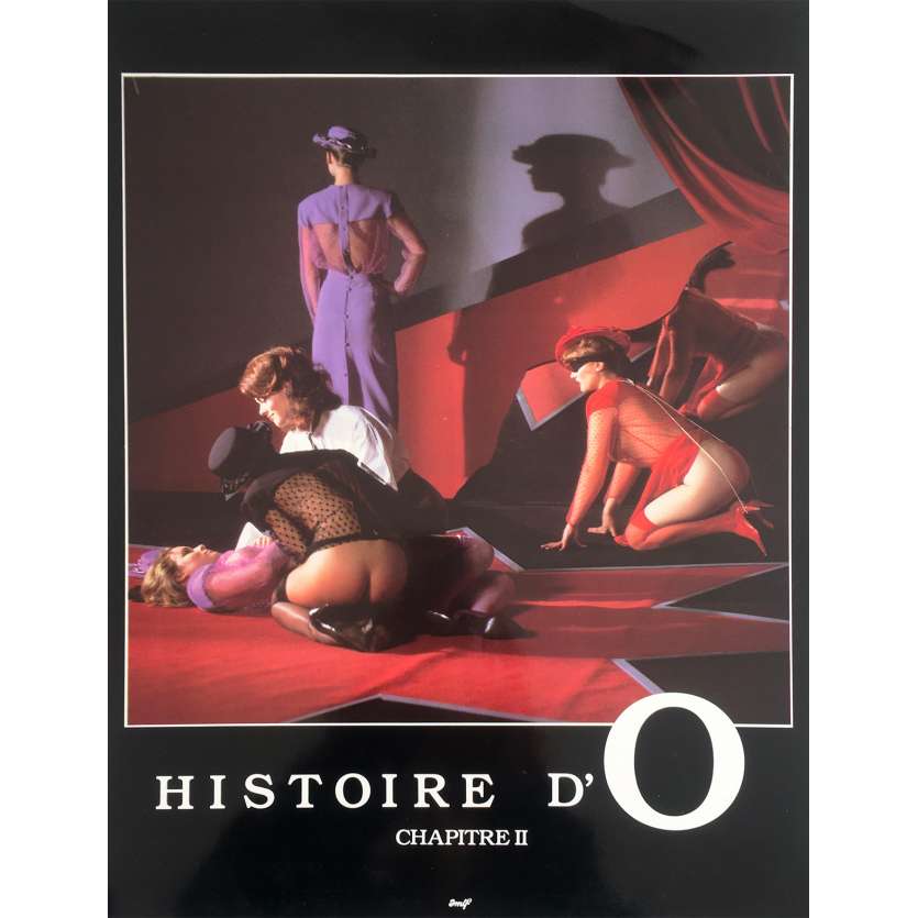 THE STORY OF O 2 Original Lobby Card N1 - 12x15 in. - 1984 - Eric Rochat, Sandra Wey
