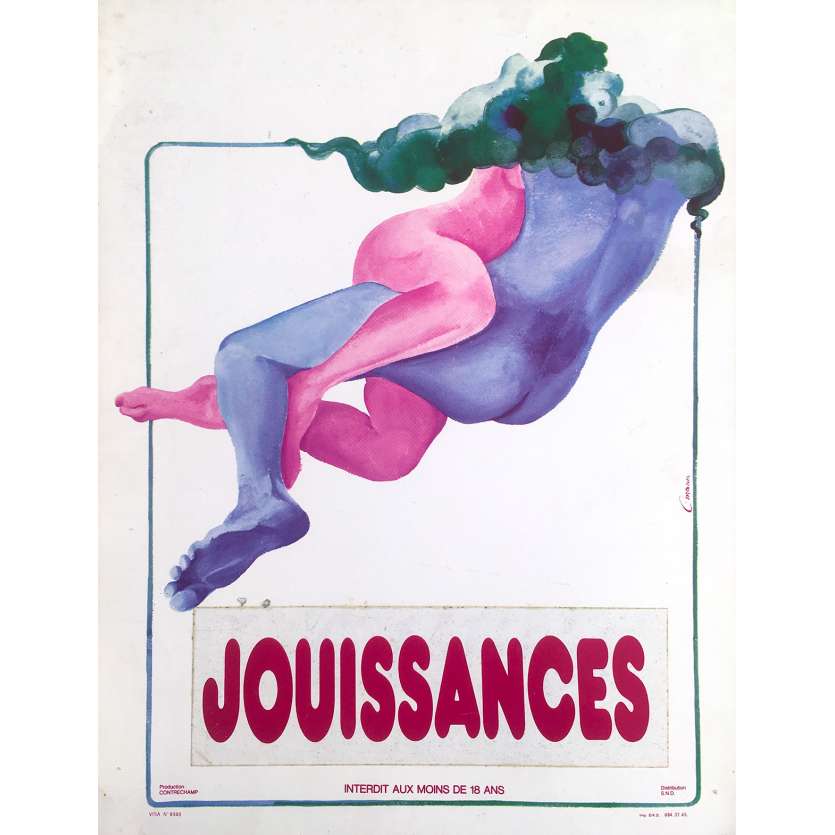 JOUISSANCES / ANNIE LA VIERGE DE ST TROPEZ Synopsis - 24x30 cm. - 1976 - Adige Assis, Zygmunt Sulistrowski