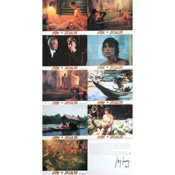 JOY AND JOAN Original Lobby Cards x10 - 9x12 in. - 1985 - Jacques Saurel, Brigitte Lahaie