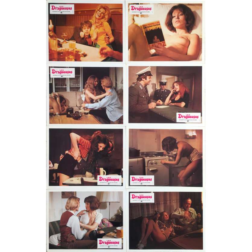 LES DRAGUEUSES Photos de film x16 - 21x30 cm. - 1972 - Anne Graf, Franz Marischka