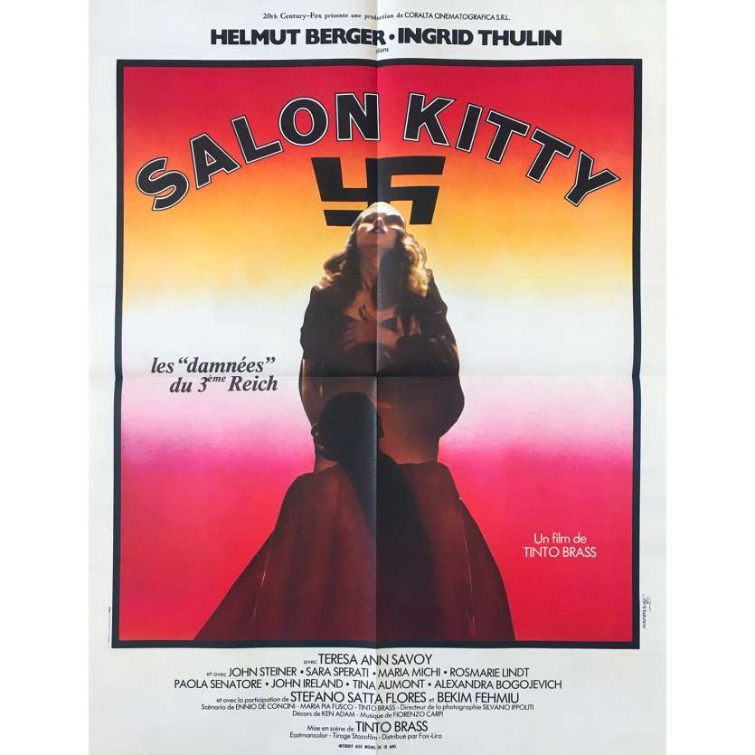 SALON KITTY Original Movie Poster 0 - 23x32 in. - 1976 - Tinto Brass, Ingrid Thulin