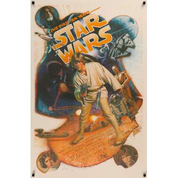 STAR WARS - A NEW HOPE US Signed Poster Killian 29x41 - 1987 - George Lucas, Rare! STAR WARS - A NEW HOPE US Signed Poster Killian 29x41 - 1987 - George Lucas, Rare!