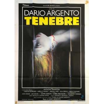TENEBRE Original Movie Poster - 39x55 in. - 1982 - Dario Argento, John Saxon TENEBRE Original Movie Poster - 39x55 in. - 1982 - Dario Argento, John Saxon