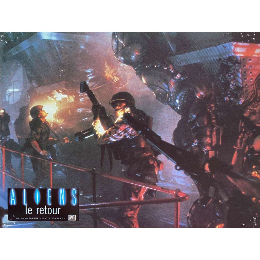 ALIENS Original Lobby Card N1 - 9x12 in. - 1986 - James Cameron, Sigourney Weaver