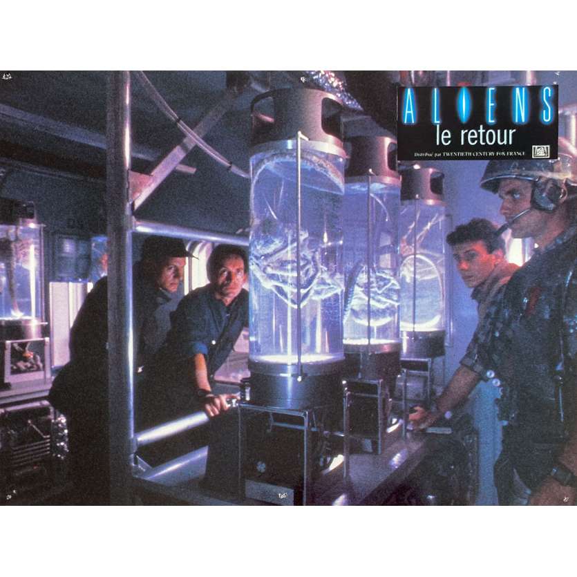 ALIENS Original Lobby Card N3 - 9x12 in. - 1986 - James Cameron, Sigourney Weaver