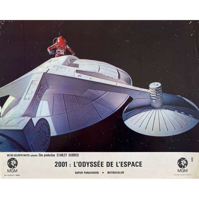 2001 A SPACE ODYSSEY Original Lobby Card N1 - 9x12 in. - 1968 - Stanley Kubrick, Keir Dullea