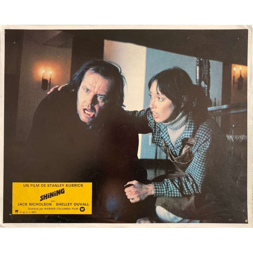 THE SHINING Original Lobby Card N4 - 9x12 in. - 1980 - Stanley Kubrick, Jack Nicholson