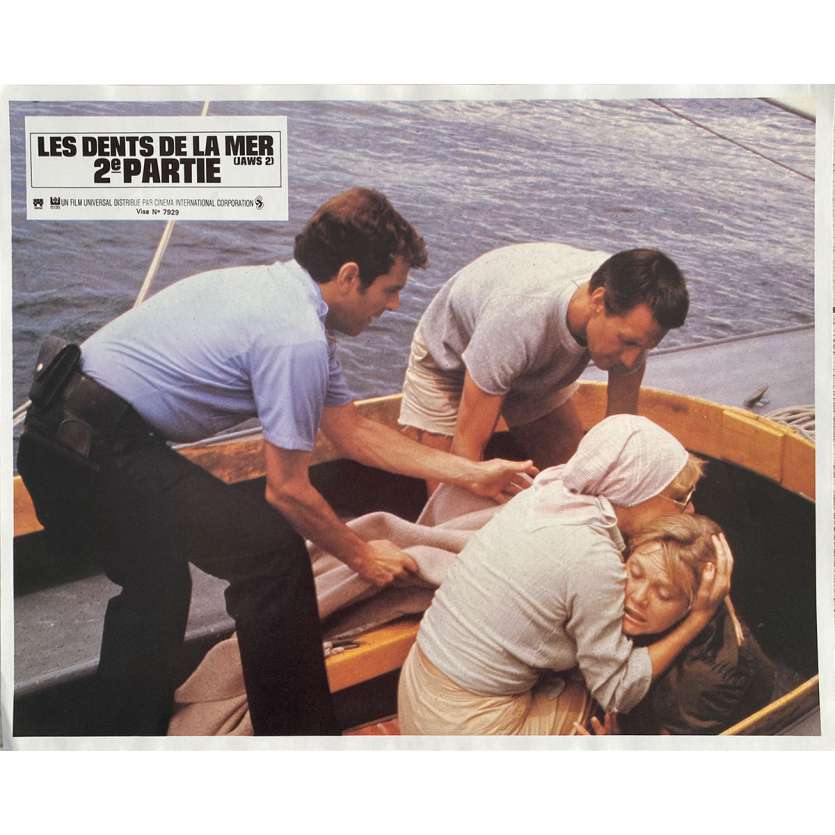 LES DENTS DE LA MER 2E PARTIE Photo de film N1 - 21x30 cm. - 1978 - Roy Sheider, Jeannot Szwarc