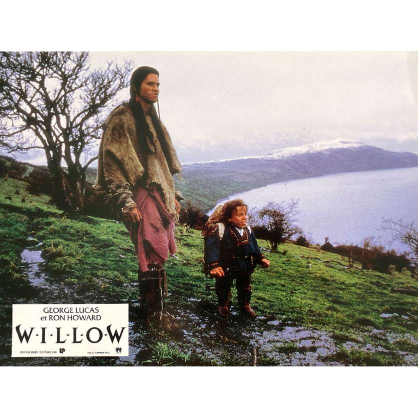 WILLOW Original Lobby Card N2 - 9x12 in. - 1988 - Ron Howard, Val Kilmer