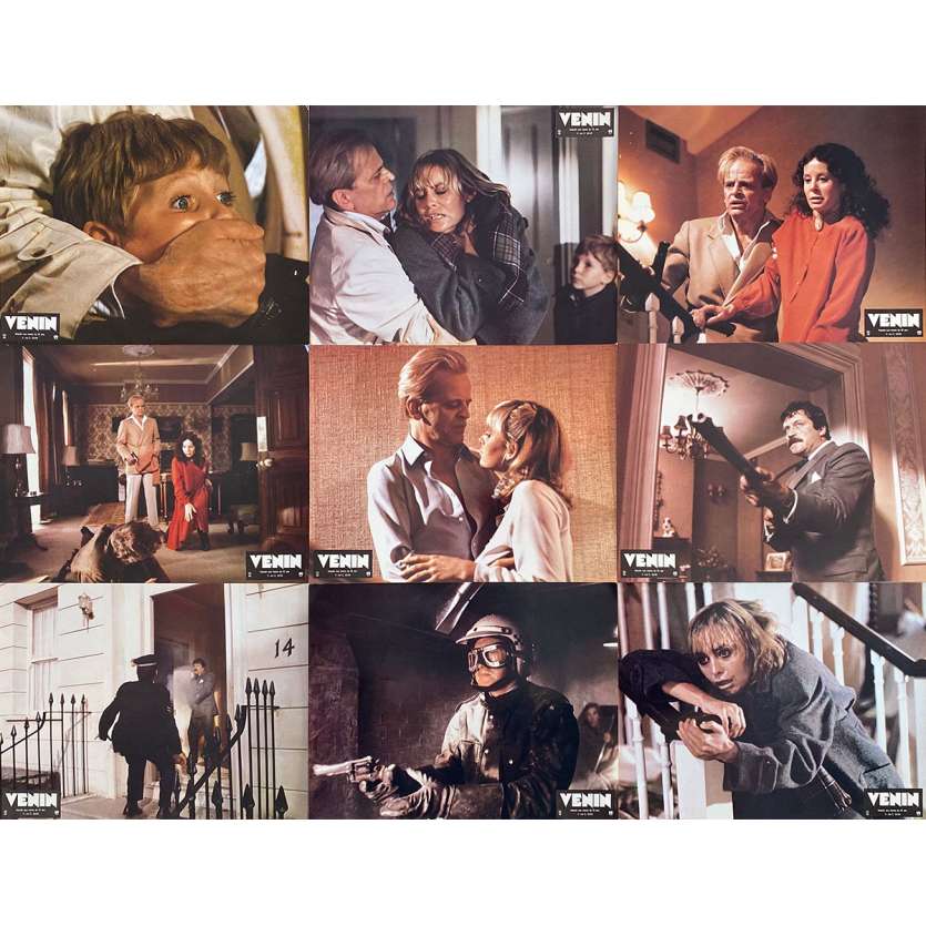 VENIN Photos de film x9 - 21x30 cm. - 1981 - Klaus Kinski, Oliver Reed, Piers Haggard