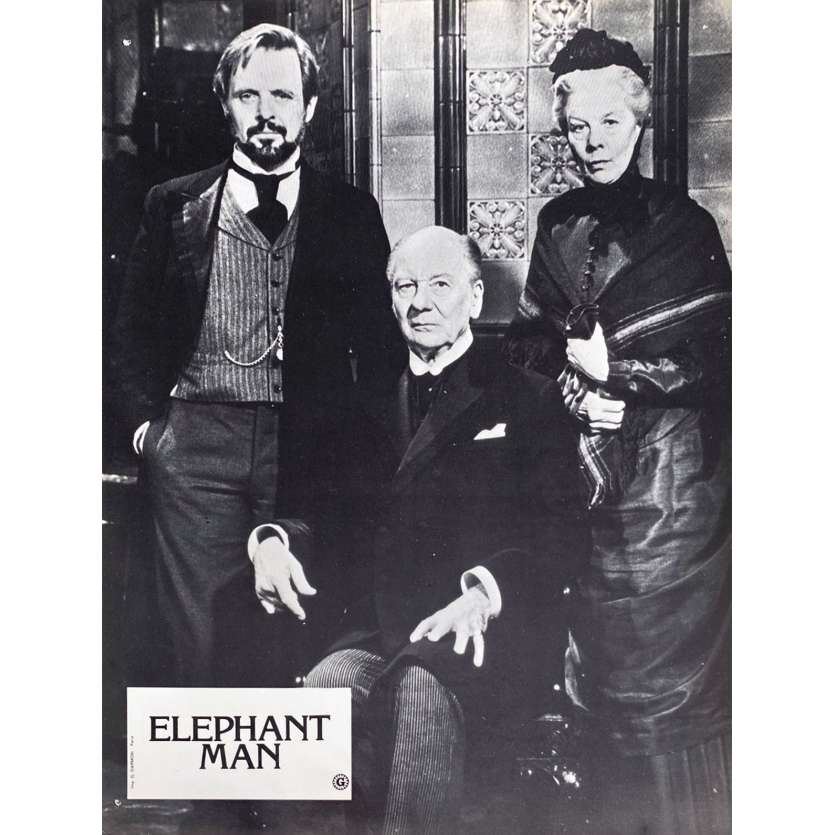 ELEPHANT MAN Original Lobby Card N2 - 9x12 in. - 1980 - David Lynch, John Hurt