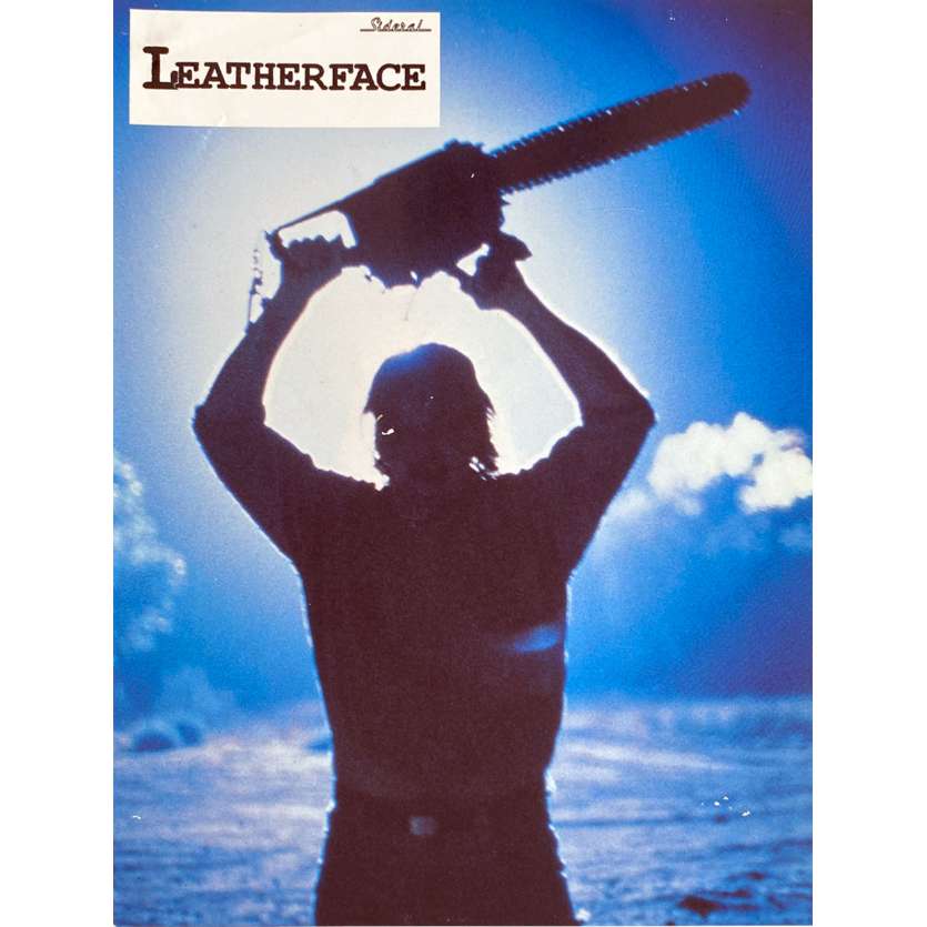 LEATHERFACE Original Lobby Cards N1 - 9x12 in. - 1990 - Jeff Burr, Kate Hodge